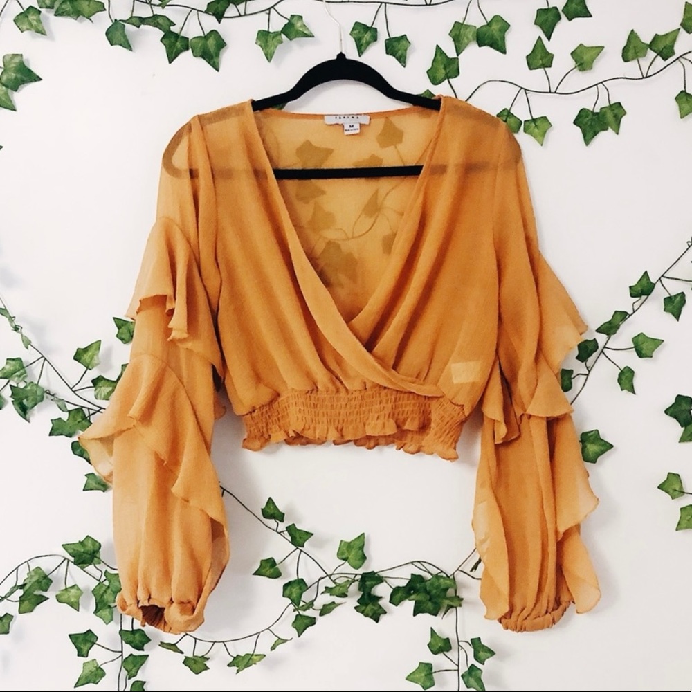 Yellow blouse